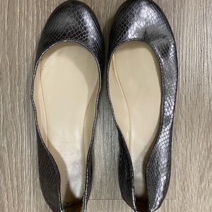 Nine West Snakeskin Ballet Flats